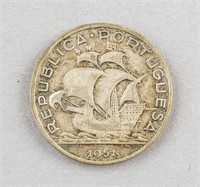 1951 Portugal 5 Escudos Coin