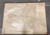 Large Antique New York City Map c 1920