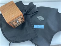 Harley Side bags and Vintage PO Box