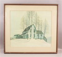 Canadian Lithograph by Alvin S. English '73