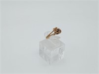 14K Gold Dainty Sapphire Ring