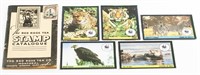 1996 Red Rose Tea Stamp Catalogue & 5pc WWF Cards