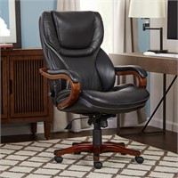 Serta Bonded Leather Big & Tall Chair 30x 27x 47in