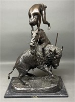"The Buffalo Horse" Bronze Sculpture