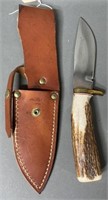 H.L. Morris Custom Stag Handle Knife