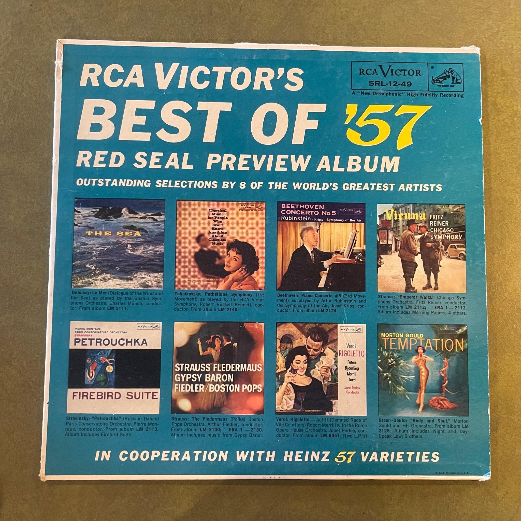 RCA PROMO best of 1957 LP sampler