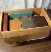 Box of Vintage Textbooks