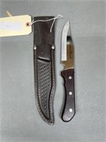 Custom Knife w/ Leather Sheath