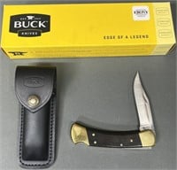 Buck 110 Folding Hunter Knife & Sheath