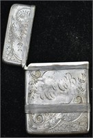 Whiting Sterling Silver Calling Card Case