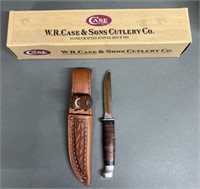 Case XX Mini Finn Hunter Knife w/ Leather Sheath