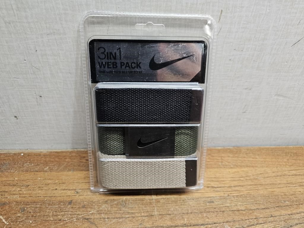 NEW NIKE 3in1 One Sz Fits All Adjustable BELT $30.