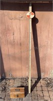 Vintage 15’ Survey Rod & Transit