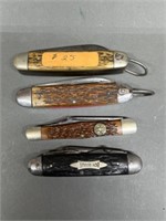 4 - Nice 3 & 4 Blade Pocket Knives