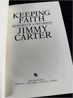 Jimmy Carter Signed 1st Ed "Keeping Faith Memoirs"