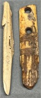 2 - Pieces of Eskimo Bone