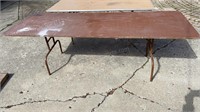 Folding Table 31.5x91 inches