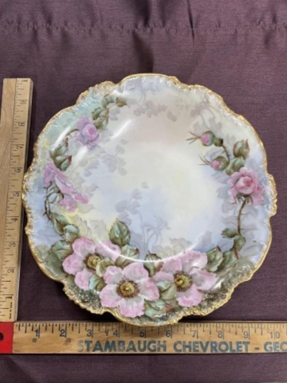 Limoges France bowl hand painted dish
