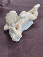 Angel flower figurine