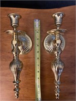 Heavy Brass Candle Holders