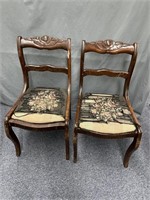 Two Pair of Chairs