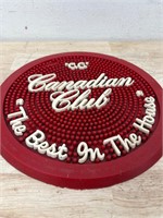 Vintage Canadian Club Bar Mat