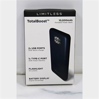 Limitless TotalBoost 10KmAh Portable Charger