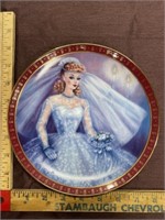 1959 Barbie bride plate Danbury mint