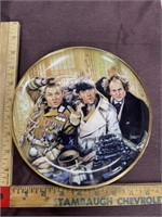 Three Stooges limited edition plate Franklin mint
