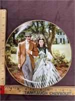 Gone with the land collector plate golden