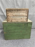 Zion Lace Industries Shipping Crate