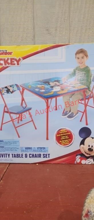 New In Box Sealed Disney Junior Mickey Table And