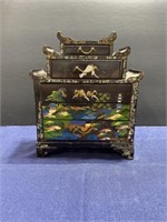 Japanese inspired drawer music box