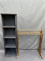 Bookshelf and Quilt Rack