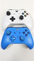 GUC XBOX ONE Controllers (White & Blue) (x2)
