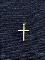 Religious cross charm pendant