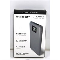 Limitless Total Boost  10KmAh Portable Charger