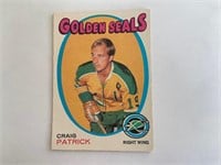 Craig Patrick 1971-72 OPC Rookie Card No.184