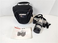 GUC Pentax MZ-50 Camera w/ 28-80 Lens, Bag, Manual