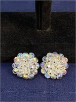 Swarovski crystal Cluster earrings