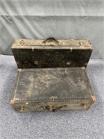 Two Smaller Antique Trunks
