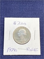 1979 s proof quarter coin