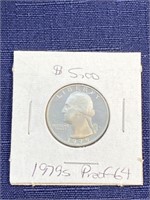 1979 s proof quarter coin