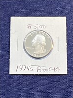 1979 s proof quarter coin