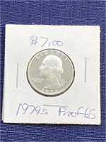 1979 s proof quarter coin