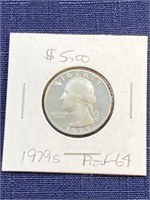 1979 s proof quarter coin