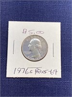 1976 s proof us bicentennial quarter coin