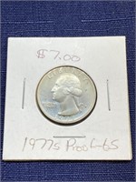 1977 s proof us quarter coin
