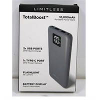 Limitless Total Boost  10KmAh Portable Charger