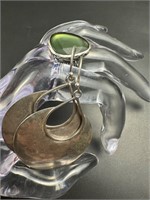 Slipada sterling silver ring and earrings